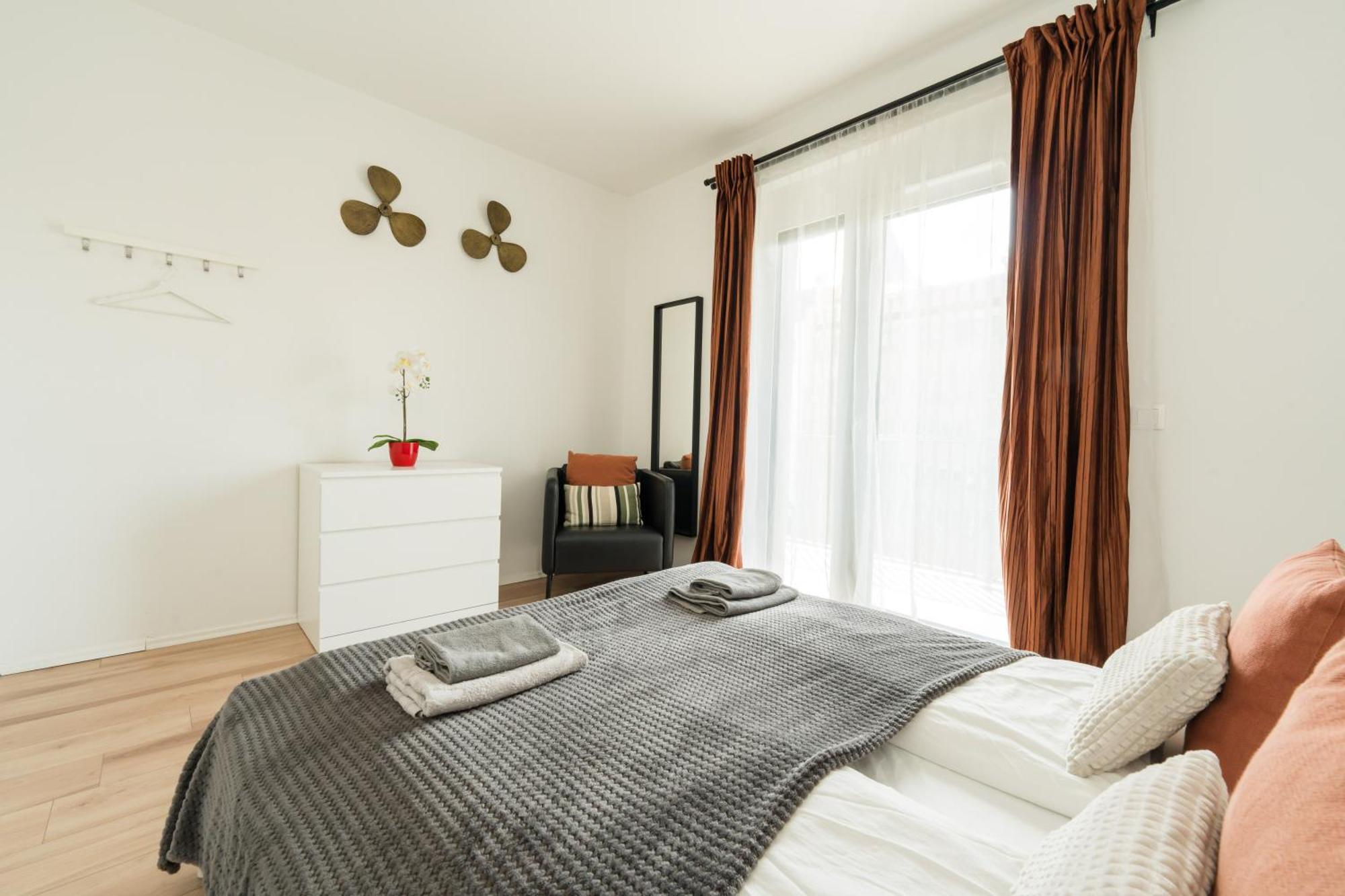 Brand New Modern Apartment-2 Rooms-Balcony-Garage Budapest Exterior photo